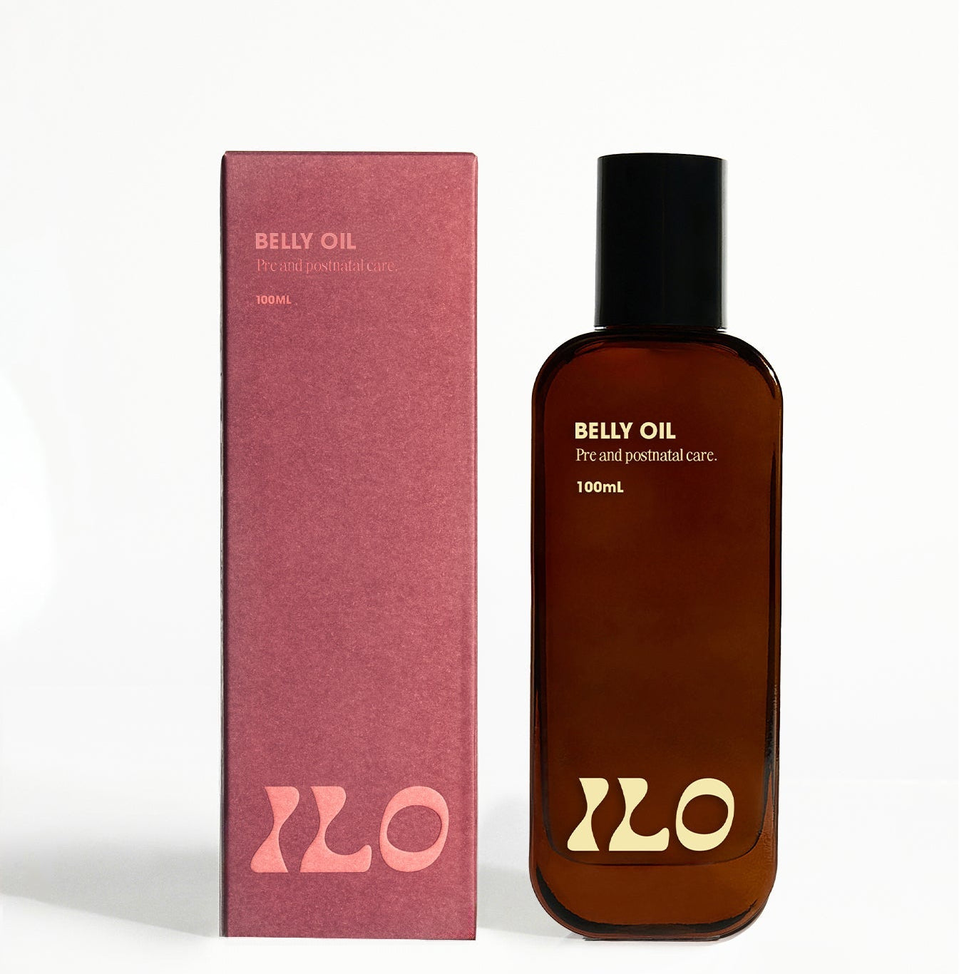 Ilo Wellness Belly Oil lifestyle photo, pregnancy skincare